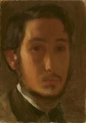 Self-Portrait with White Collar